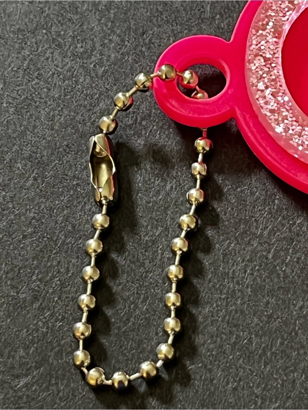 Pink Custom Acrylic Bag Charm - Choose 1